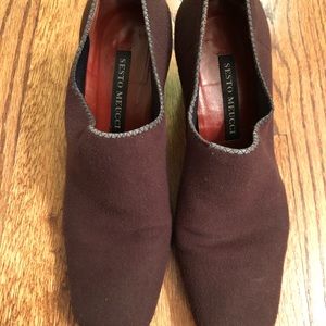 Sesto Meucci Brown Slip On Shoes. Size 6.5